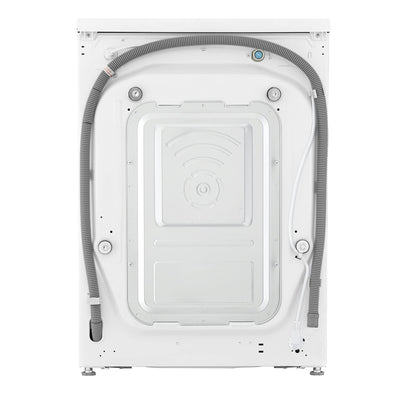 LG F4WV7080, Klasse A, Frontlader-Waschmaschine 8 kg, 1400 U/Min, AI Direct Drive, Wi-Fi, Tiefenreinigung mit Dampf, Große Kapazität, TRIPLE A, Außentür aus Sicherheitsglas, 62 x 60 x 85 cm ꟷ Weiß