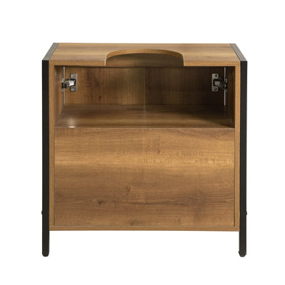 SoBuy BZR63-PF Waschbeckenunterschrank Badschrank Waschtisch Unterschrank Badmöbel Vintage BHT ca: 60x60x30cm