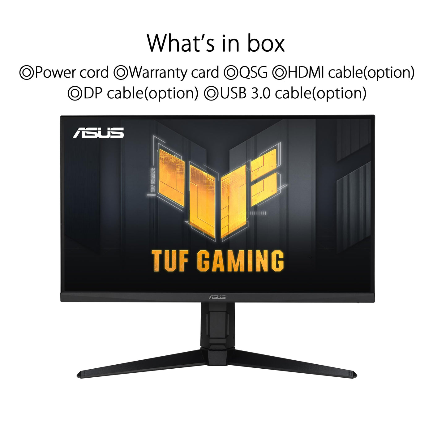ASUS TUF Gaming VG27AQML1A - 27 Zoll WQHD Monitor - 260 Hz, 1ms GtG, G-Sync, FreeSync, Adaptive Sync, ELMB, GameFast, DisplayHDR 400 - Fast-IPS, 16:9, 2560x1440, USB, DP, HDMI, ergonomisch, Speaker