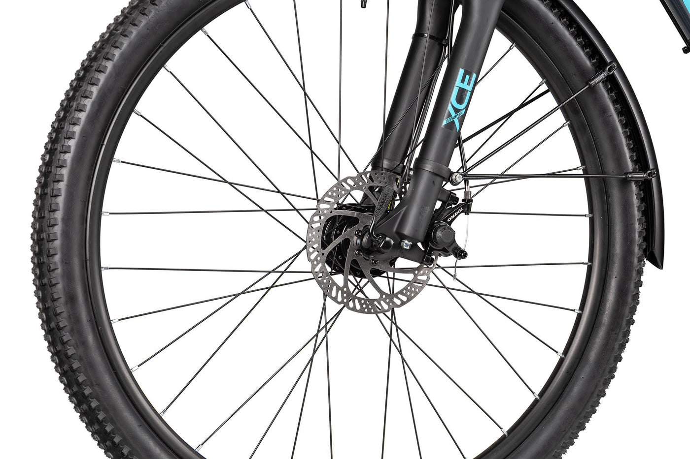 Axess Sandee ATB | straßentaugliches Herren-Mountainbike | MTB-Hardtail | 14-Gang Schaltung | Mechanische Scheibenbremsen, Farbe:Grey, Rahmengröße:19 Zoll