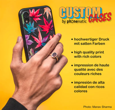 PhoneNatic personalisierte Handyhülle für iPhone 16 Custom Silikon Case in Clear zum selbst gestalten mit eigenem Foto Bild Text individuell