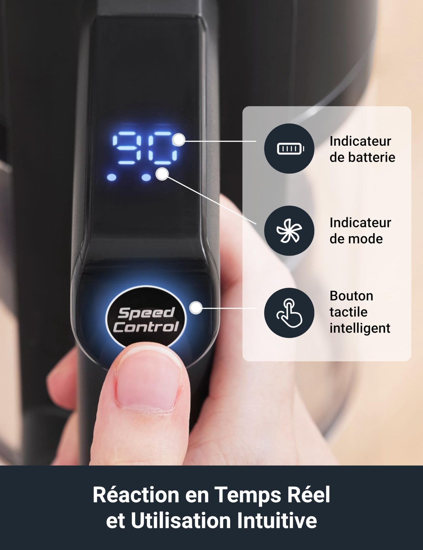 EUREKA NEC370 Akku Staubsauger,3-in-1 Design Staubsauger kabellos,2 wiederaufladbare herausnehmbare Batterien,Überlegene Saugkraft & Filtersystem,40*2 Min Laufzeit,Für Böden/Teppiche/Tierhaare