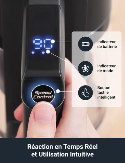 EUREKA NEC370 Akku Staubsauger,3-in-1 Design Staubsauger kabellos,2 wiederaufladbare herausnehmbare Batterien,Überlegene Saugkraft & Filtersystem,40*2 Min Laufzeit,Für Böden/Teppiche/Tierhaare