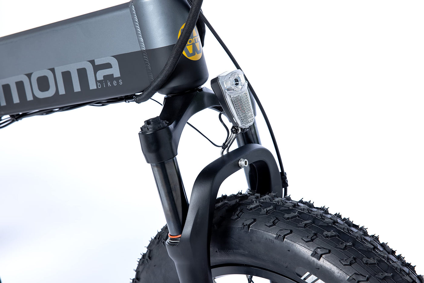 moma bikes Elektrische, E-Fat 20" PRO, Shimano 8 Gänge, Hydraulische Scheibenbremsen, Batterie Ion Lithium integriert und abnehmbar 48V 15Ah