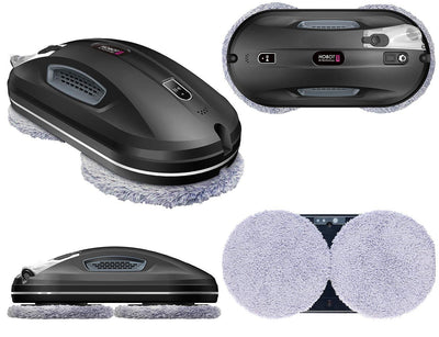 Sichler Exclusive Fenstersaugroboter: HOBOT-388 Profi-Fensterputz-Roboter, Sprüh-Funktion, App (Fensterputzautomat, Profi-Fensterputzroboter, Elektrischer Fensterreiniger)