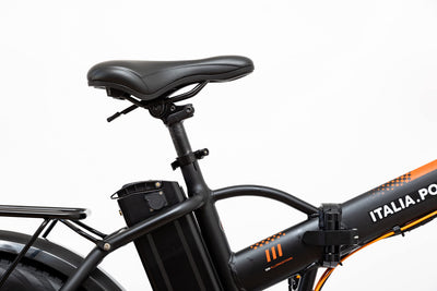 Italia Power - Off Grid Unisex Adulto, E-Bike Branch, Elektrofahrrad Fat, Erwachsene, Schwarz Bicicletta elettrica pieghevole, M
