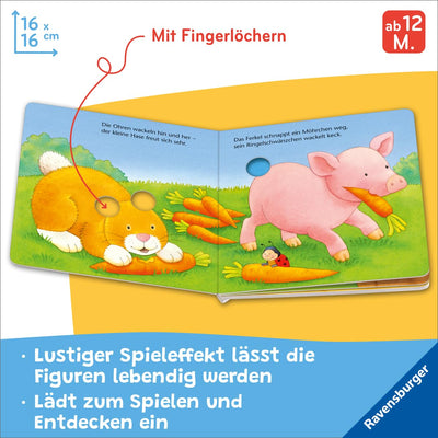ministeps: Lustige Kribbel-Krabbel Tiere: Mein erstes Fingerspielbuch. Ab 12 Monaten.