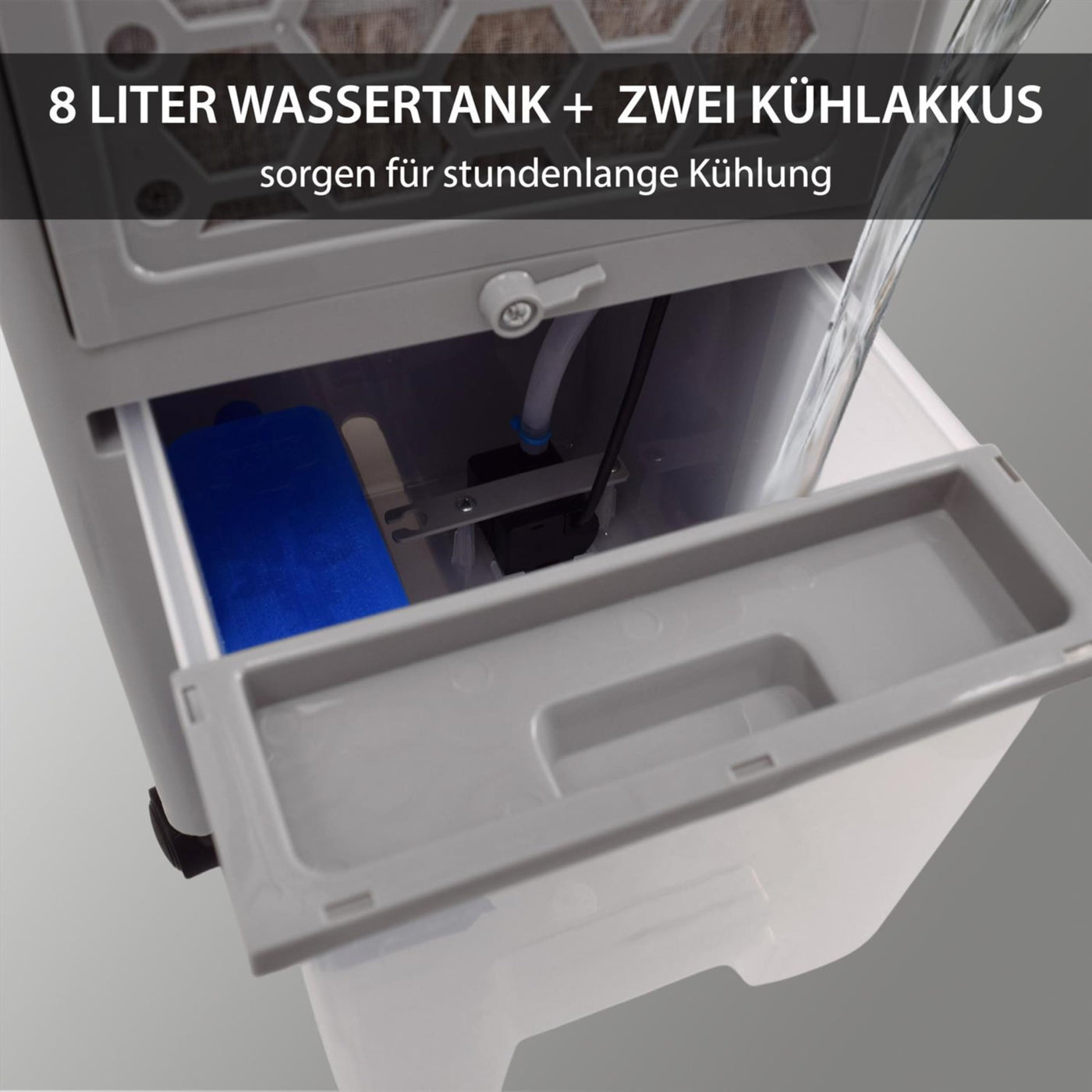 Syntrox Luftkühler mit Fernbedienung Breeze | Wasserkühler | Verdunstungskühler, Timer, Raumklimagerät, mobile Klimaanlage, Ventilator mit Befeuchtung