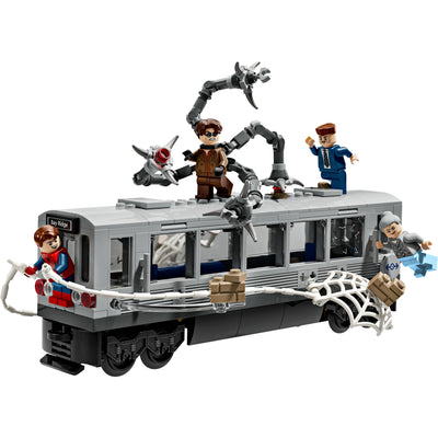 LEGO ǀ Marvel Spider-Man vs. Doc Ock: Showdown in der U-Bahn - Kreatives Spielzeug mit Superhelden Minifiguren - Spielzeug Zugmodell - Kinder Geschenk für Jungen und Mädchen ab 9 Jahren - 76321