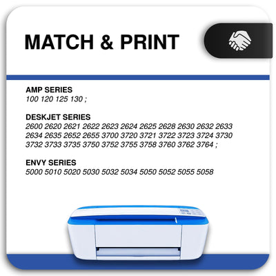 Inkwood 304 Druckerpatronen, 304 XL Schwarz Kompatibel für HP 304 Druckerpatronen, für HP Envy 5000 5030 5010 5032 5020 für HP DeskJet 2630 3750 3720 3762 2633 3730 2632 2620 3733 3735