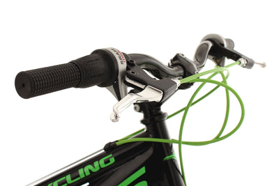 KS Cycling Jugendfahrrad Mountainbike Fully 24'' Bliss schwarz-grün RH 38 cm