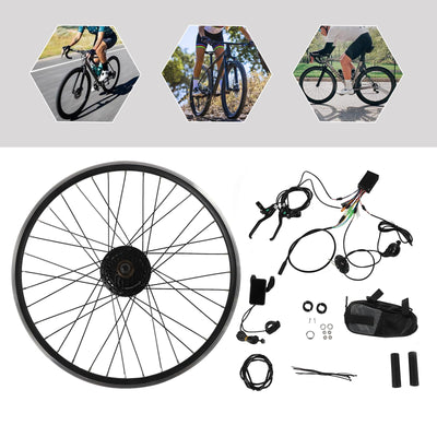 Chynalys 28''/29''/700C E-Bike Umbausatz, 250W Brushless Gearless E-Bike Umbausatz - Hinterrad, 36V E-Bike Conversion Kit ElektroFahrrad Kit Hinterrad Elektrofahrrad Motor Umbausatz Hub Motor