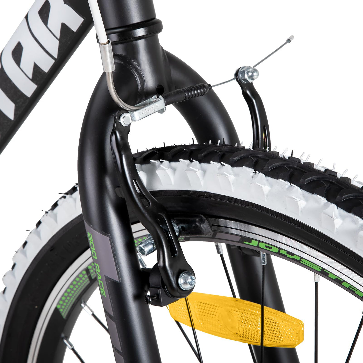 JOYSTAR Lubbock 20 Zoll Kinderfahrrad für Jungen & Mädchen im Alter von 7-11 Jahren Hardtail Mountainbike für Kinder mit 7-Gang, schwarz