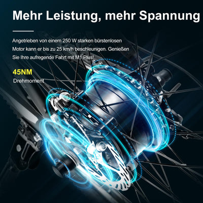 Eleglide E-Bike, 29 Zoll E-Mountainbike Damen Herren mit 36V 12.5Ah Akku, 250W Motor MTB, E-Mountainbike mit 21 Gang, Elektrofahrrad Reichweite über 100KM, CST Off-Road-Reifen, MTB-1 Plus