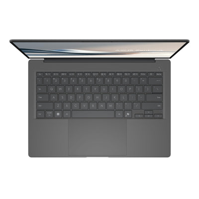 ASUS Zenbook A14 OLED UX3407QA Laptop | 14" WUXGA 16.10 OLED Display | QC Snapdragon X Plus X1-26-100 | 16 GB RAM | 1 TB SSD | QC Adreano GPU | Windows 11 | QWERTZ Tastatur | Iceland Gray