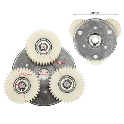 Alomejor E Bike Motor Gear Kit 36T Planetenräder aus Nylon für Elektrofahrrad 500W-750W