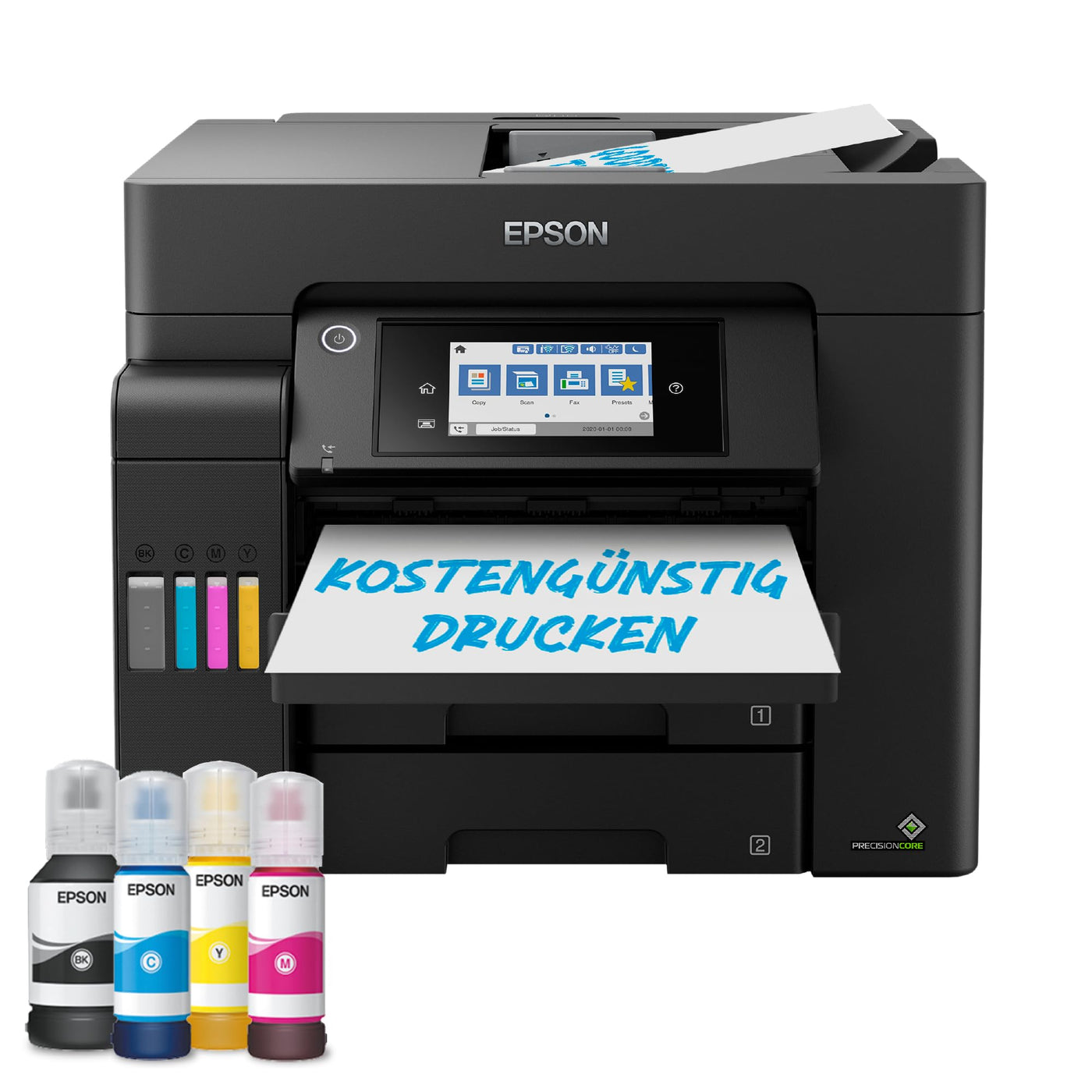 EcoTank ET-5800 DIN-A4-Multifunktions-WLAN-Tintentankdrucker mit Fax