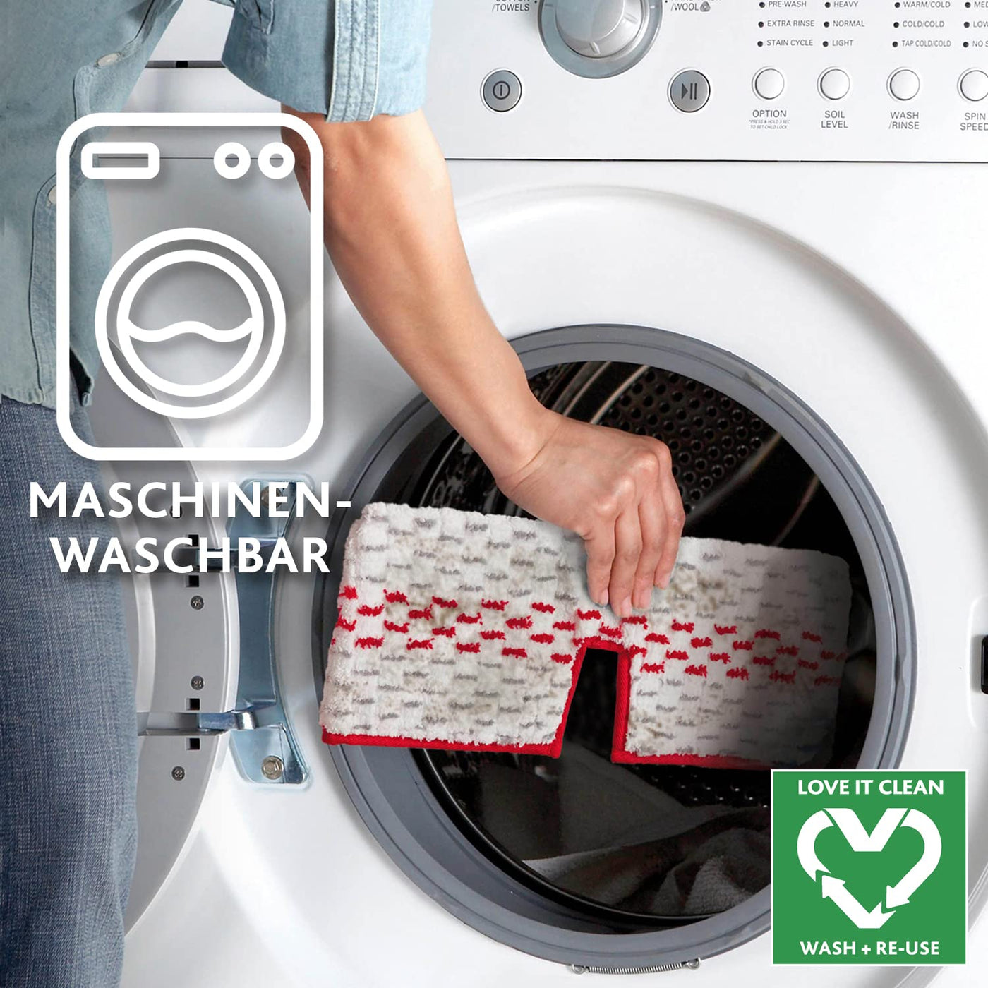 Vileda 1-2 Spraymax Sprühwischer, Bodenwischer mit Sprühfunktion, 650 ml Wassertank, waschbarer Mikrofaser-Wischbezug, beseitigt über 99 % der Bakterien, Bodenreinigung ohne Eimer, für alle Hartböden