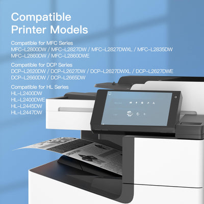 GPC IMAGE TN2510 XL TN-2510XL MFC-L2835DW HL-L2400DW Toner Kompatibel für Brother TN-2510 XL TN2510XL 2510 für HL-L2400DWE MFC-L2800DW DCP-L2620DW MFC-L2860DWE DCP-L2627DW Mit Chip (2er-Pack Schwarz)