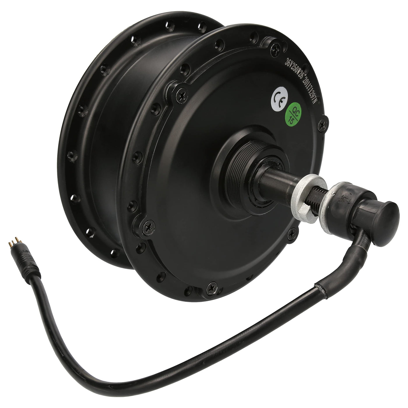 windmeile | E-Bike Nabenmotor Hinterrad, Schwarz, 20', 36V/500W, E-Bike, Elektro Fahrrad, Pedelec