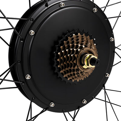 FortyFor 26" Ebike Umbausatz Kit, 48V 1500W E-Bike Elektrofahrrad Umbausatz Ebike Motor Conversion Kit für Hinterrad,Vorderrad