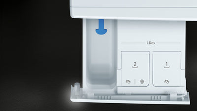 Siemens WG44B2A40 iQ700 Smarte Waschmaschine 9 kg, 1400 UpM, iDos - Intelligente Waschmittel-Dosierung, speedPack XL Beschleunigen Sie Ihre Programme, iQdive-Motor - 10 Jahre Garantie