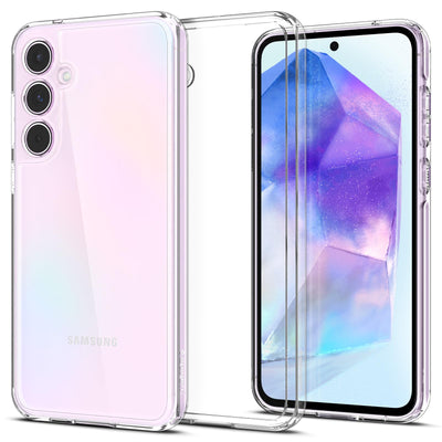 Spigen Ultra Hybrid Hülle Kompatibel mit Samsung Galaxy A55 5G -Crystal Clear