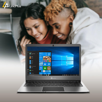 LincPlus P2 Laptop Notebook 14 Zoll 4GB RAM + 64GB Ultrabook Netbook Windows 10 S QWERTZ DE Tastatur