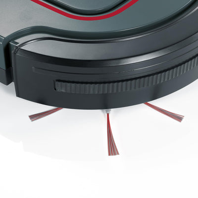 SEVERIN Saugroboter "chill®", leistungsstarker Staubsauger Roboter für Hartböden und kurzflorige Teppiche, extra flacher Putzroboter mit Treppenstufenerkennung, platingrau, RB 7025