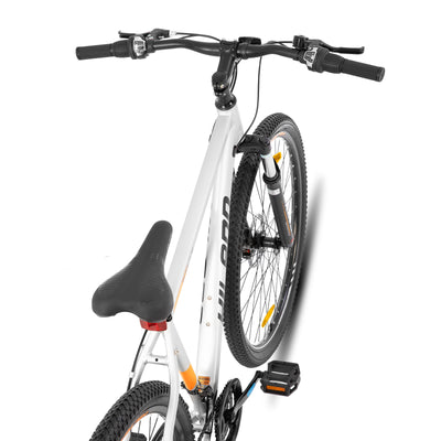 HILAND 29 Zoll Mountainbike, Aluminiumrahmen 21 Gang Schaltung MTB mit Scheibenbremse Federgabel, Mountainbike für Männer Grau