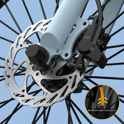 ADO E-Bike Air 20S E-Fahrrad Faltbar, klapprad Riemenantrieb,elektrofahrrad,Citybike,Hintermotor, Helm, ebike Damen/Herren,ADO APP,IPS LCD,StVZO.Blau