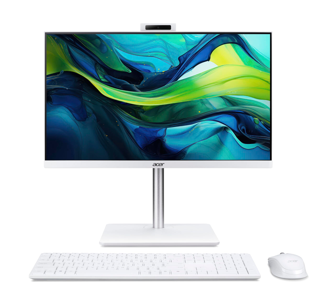 Aspire C24-A All In One PC - 23 Zoll Full HD 120 Hz IPS Display, Intel Core i5-1334U (Bis zu 4,6 GHz), 16 GB DDR4 RAM, 512 GB M.2 PCIe NVMe SSD, Onboard Grafik, Windows 11 Home, Weiß