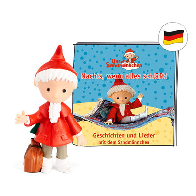 tonies Hörfiguren für Toniebox, Unser Sandmännchen – Nachts, wenn Alles schläft, Hörspiel mit Liedern für Kinder ab 3 Jahren, Spielzeit ca. 57 Minuten