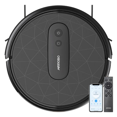AIRROBO P20 Saugroboter, Roboter Staubsauger mit 2800Pa Saugkraft, Selbstaufladend, WLAN, 120 Minuten Laufzeit, Roboterstaubsauger für Teppiche, Tierhaare, Hartböden