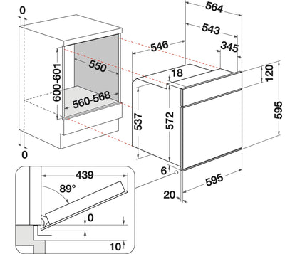 Bauknecht HEKO 566 Pyro Herd-Kochfeld-Kombination /Glaskeramik-Kochfeld (60 cm) / Pyrolyse-Selbstreinigungssystem / Multi-Level-Kochen / Backauszug mit 2 Ebenen, Schwarz