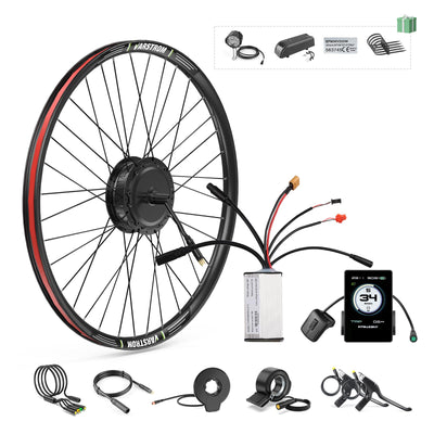 Bafang 48V500W 700C Vorderradnabenmotor-Kit G020 E-Bike Umbausatz mit P860ML Digitalanzeige und Smart Controller