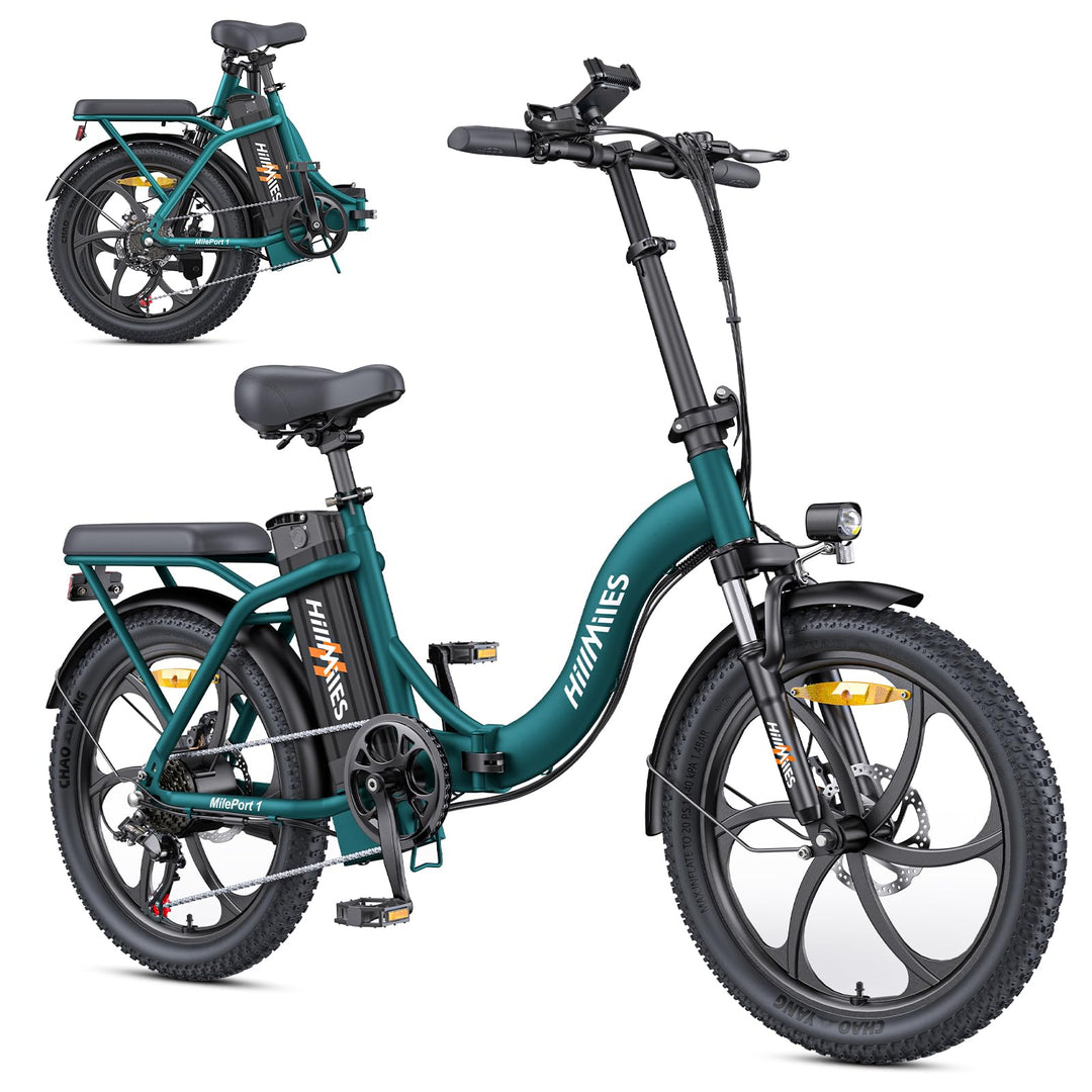 MilePort 1 Falt-E-Bike 250W – 36V 13AH Akku, 100km Reichweite, 20″ X 3.0″ Reifen, Pendler-E-Bike Mit Federung MilePort 1 Falt-E-Bike 250W – 36V 13AH Akku, 100km Reichweite, 20″ X 3.0″ Reifen, Pendler-E-Bike Mit Federung