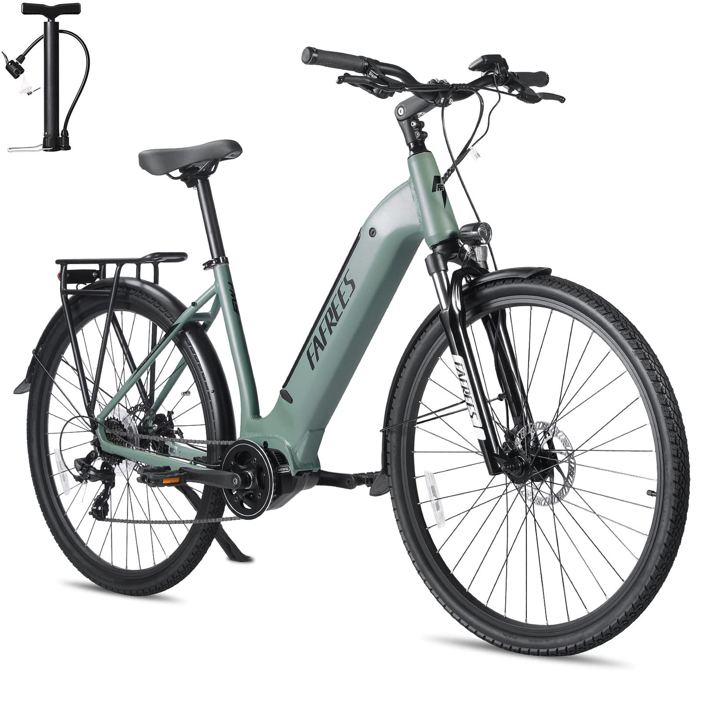 Fafrees FM9 E Bike Damen Elektrofahrrad mit Mittelmotor BAFANG 65N.m 250W, [ Offiziell ] Pedelec Fahrrad Erwachsene E-Bike Herren 15Ah/540Wh 700C*45C, MTB Electric 6km/h Gehhilfe bis 120KM