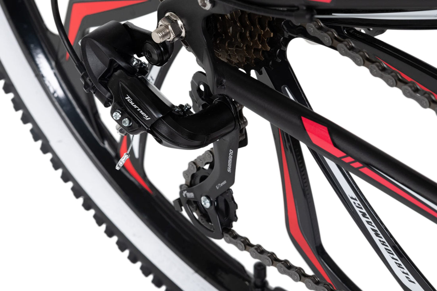 KS Cycling Mountainbike Fully 27,5" Scrawler Schwarz-Rot RH 46