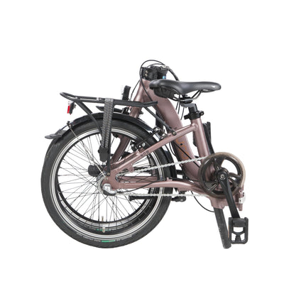 U.GO Unisex-Adult Now U•GO i3 Folding Bike 20", Low Entry Klappräder, Brown, Uni