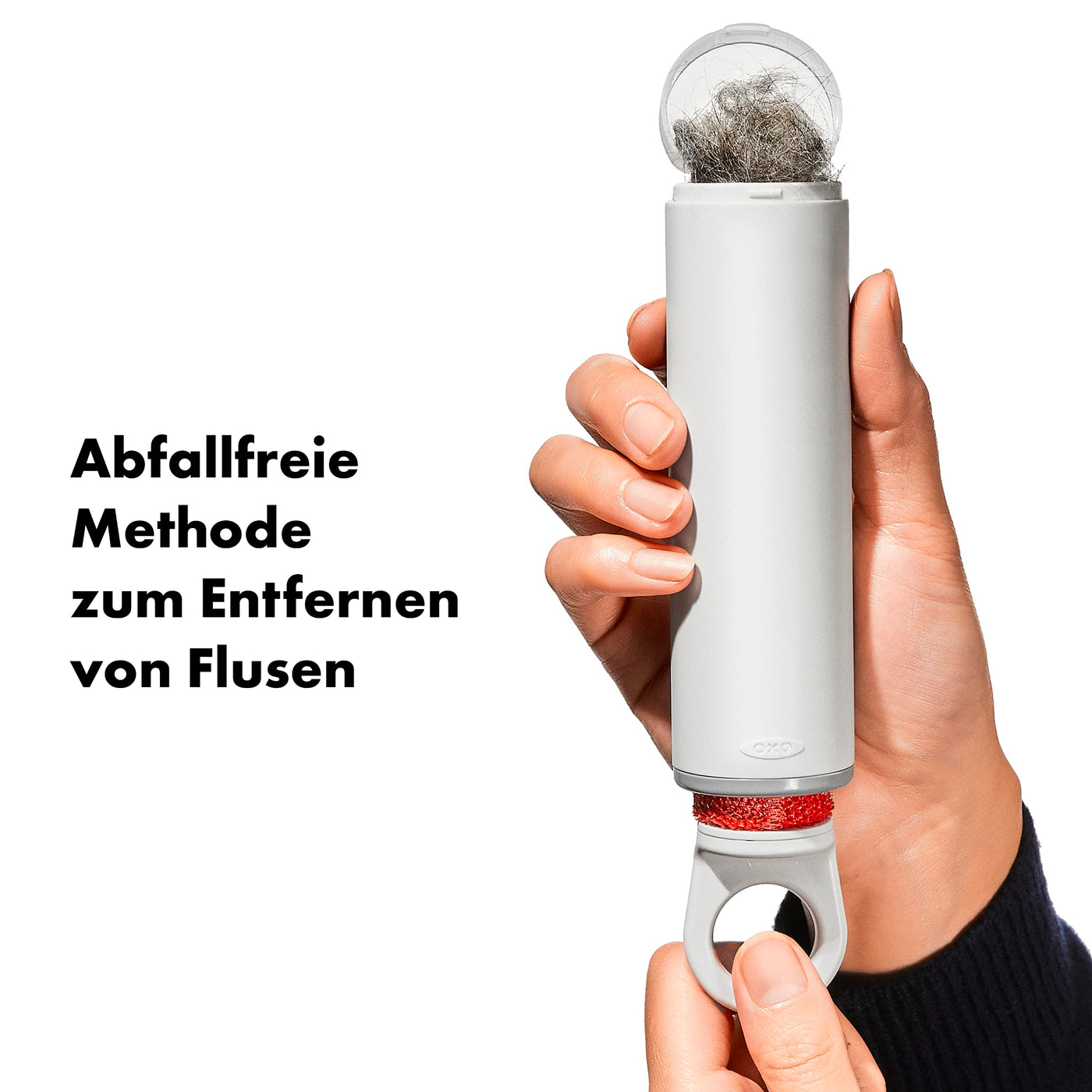 OXO Good Grips Wiederverwendbare Flusenbürste, Grau