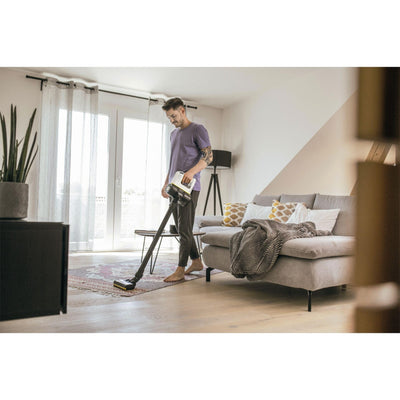 Kärcher Akku-Staubsauger VC 4 Cordless myHome, 2 Saugstufen, Laufzeit: bis zu 30 min., Gewicht: 2,3 kg, inkl. 21,6 V Akku, Ladegerät, Wandhalterung, Boden- und Fugendüse, 2-in-1-Staubbürste