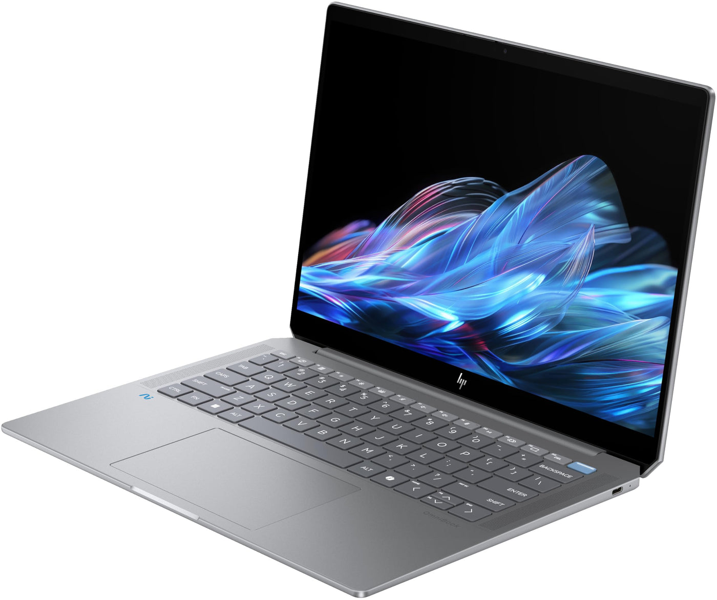 HP OmniBook Ultra 14-fd0094ng AMD Ryzen AI 9 365 Laptop 35,6 cm (14") Touchscreen 2.2K 16 GB LPDDR5x-SDRAM 1 TB SSD Wi-Fi 7 (802.11be) Windows 11 Home Grau