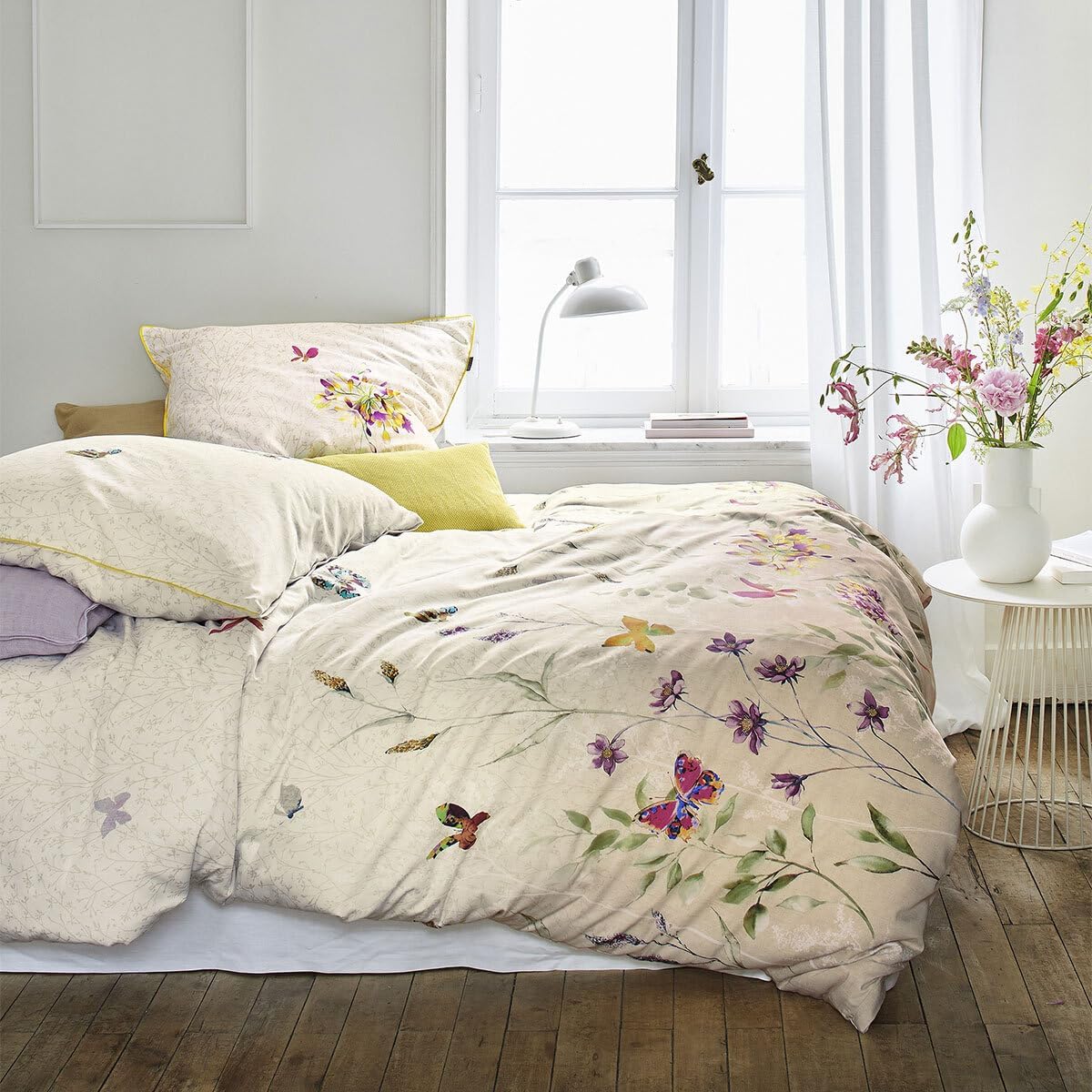 Irisette Mako-Satin Bettwäsche Glamour Ludvika Multi 1 Bettbezug 155 x 220 cm + 1 Kissenbezug 80 x 80 cm