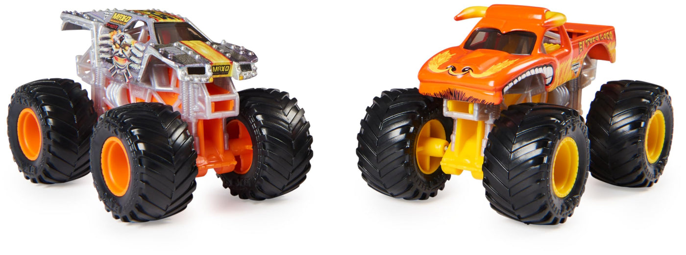 Monster Jam - Original Zweier-Pack mit Max-D und EL Toro Loco - authentischen Monster Trucks im Maßstab 1:64