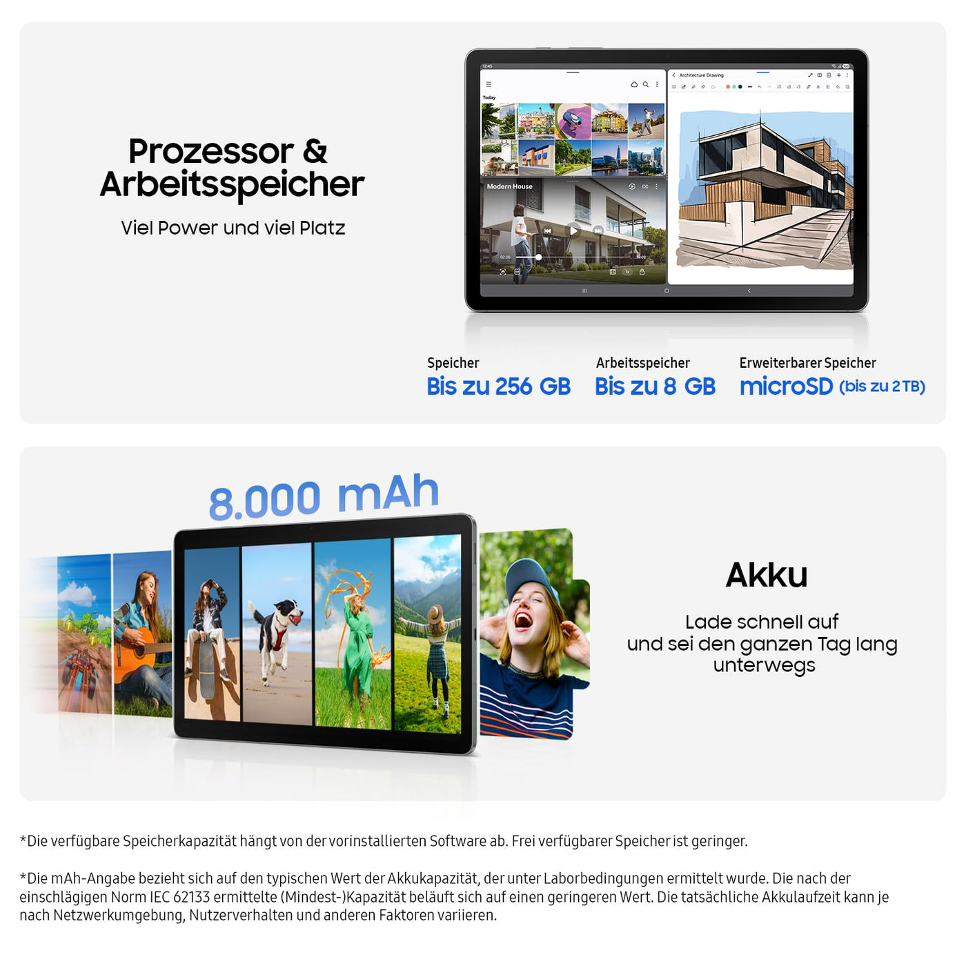 Samsung Galaxy Tab S10 Lite AI Tablet, Android Tablet, 6 GB RAM, 128 GB Speicher, 27,7 cm/10,9" Display mit 90 Hz, Inkl. S Pen, Wi-Fi, Silver, 3 Jahre Herstellergarantie [Exklusiv auf Amazon]