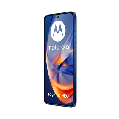 Motorola Edge 50 Neo (8/256GB, Kamera Sony LYTIA™ 700C 50+13+10MP Selfie 32MP, Display 6.36" POLED 120Hz, IP68, MediaTek MTK 24M, Akku 4310mAh, Ladung 68W, Android 14), PANTONE Nautical Blue