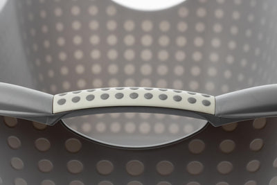 Sustania Wäschewanne, 3er Set - Große und stabile Wäschekörbe mit Griffen, Grau- Ideal für einfache Handhabung und Transport von Wäsche