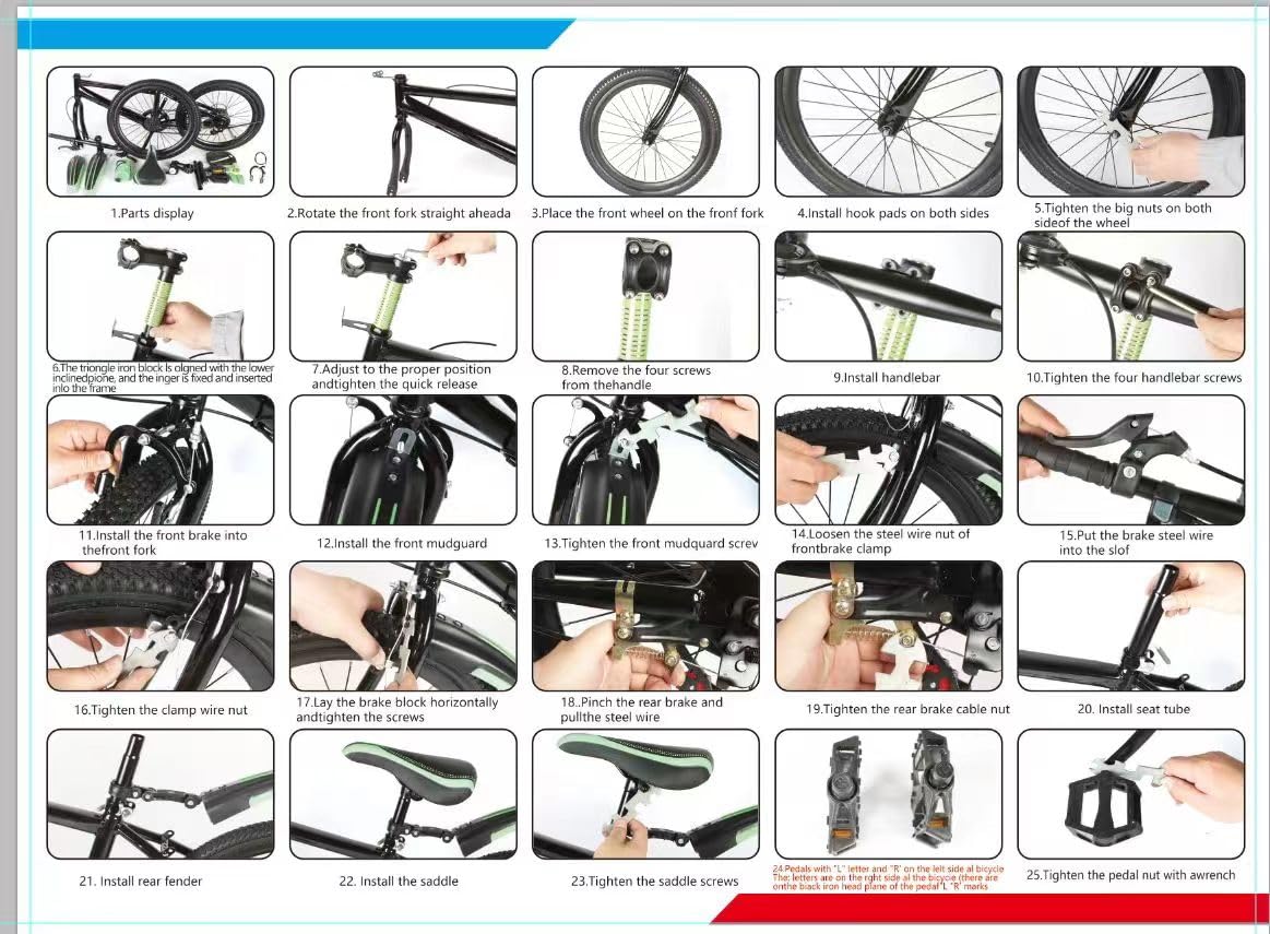 Kinder MTB Voll 20 Zoll Rennräder Für Kinder Fahrrad Cityräder 7 Gang Mountainbike Jungen Fahrrad(Grün)