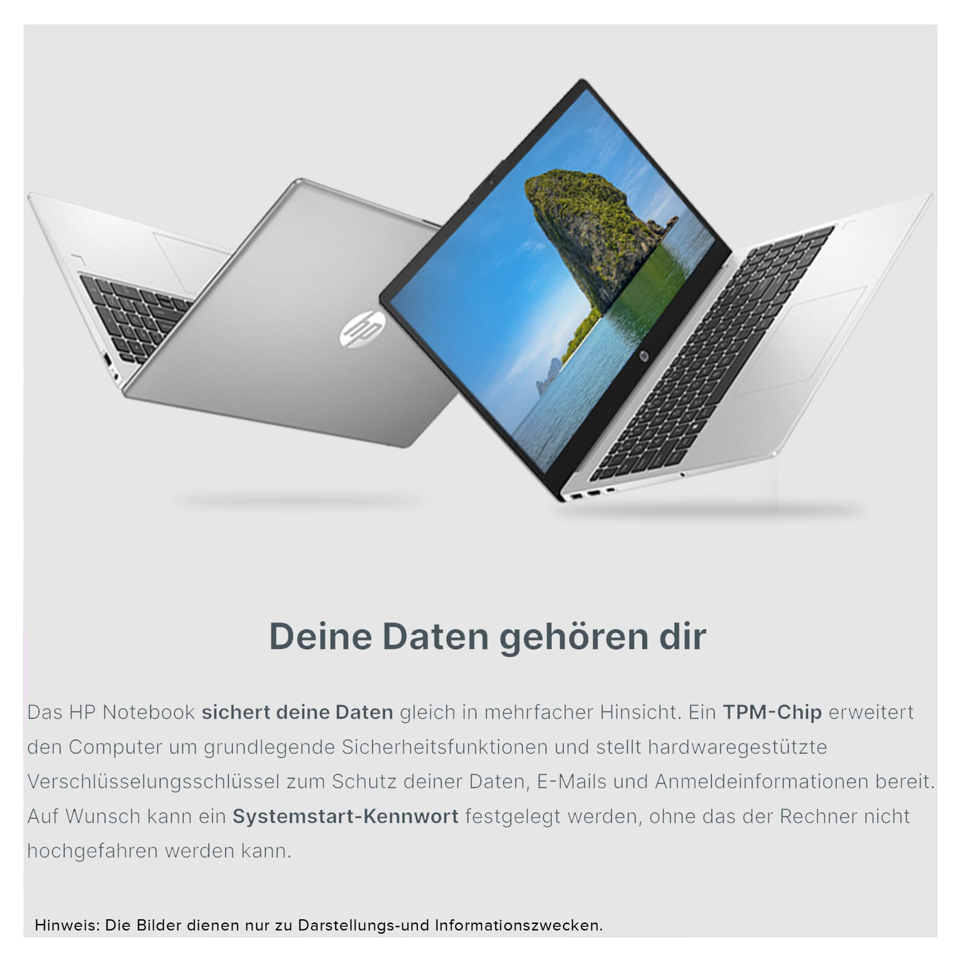 HP 255 G10 Business Laptop, AMD Ryzen 5 7530U, 32 GB DDR4 RAM, 2 TB PCIe SSD, 15.6" IPS FHD Display, AMD Radeon Graphics, QWERTZ Tastatur, Windows 11 Pro, Silber